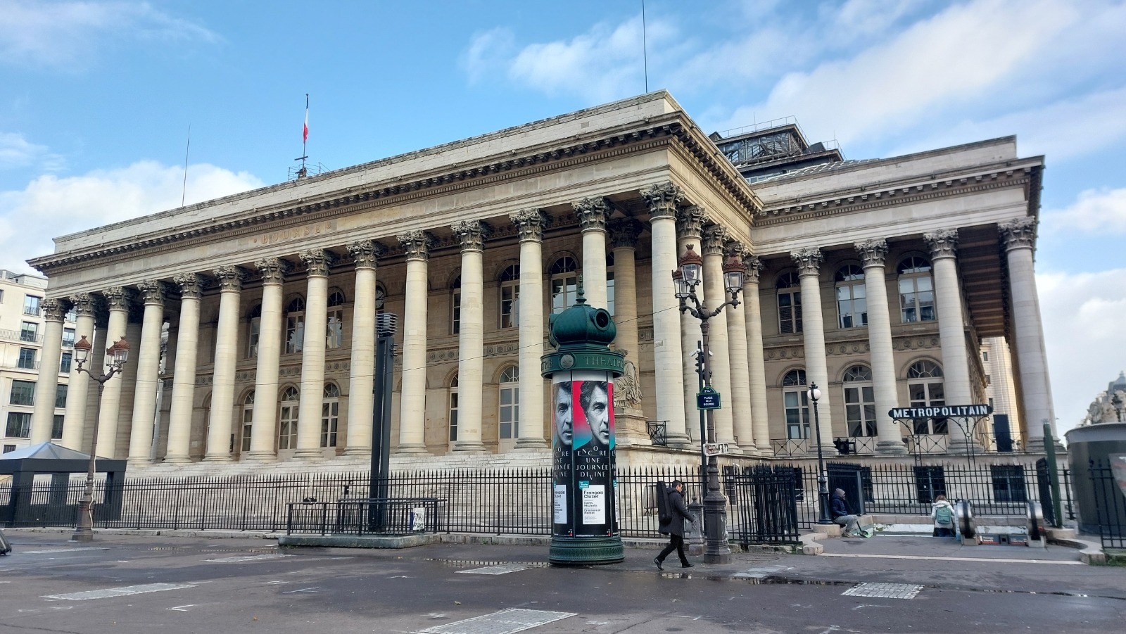Le Palais Brongniart, l'ancienne Bourse de Paris